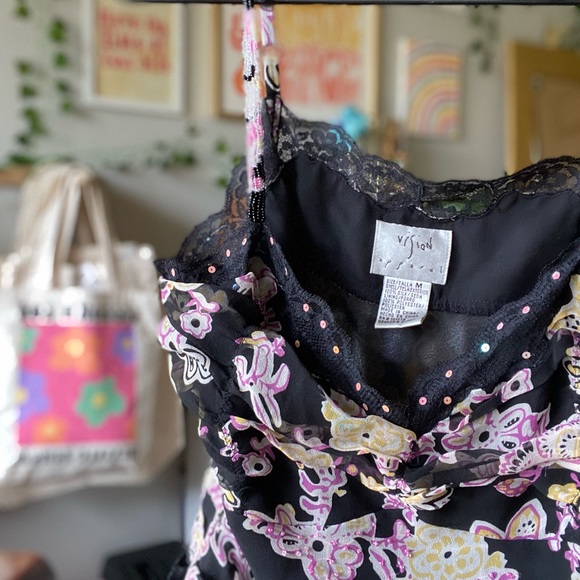 Vintage Fairycore Vision Apparel Top - Picture 3 of 3